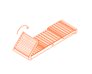20′ разборный погрузочный поддон(20′ Flat Rack Collapsible)