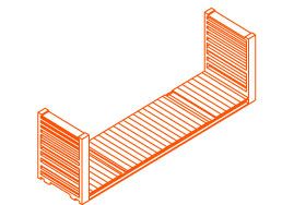 20` погрузочный поддон  (20′ Flat Rack)